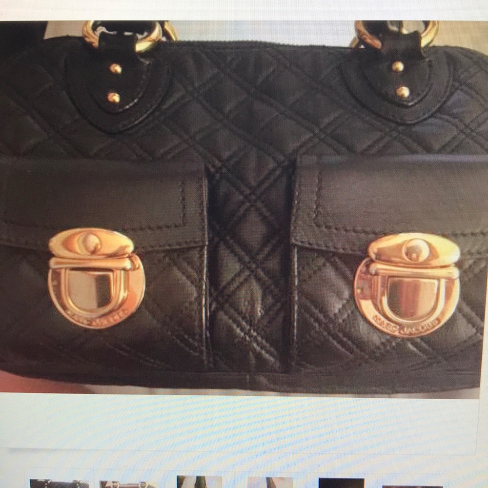 Marc Jacobs quilted Blake Bag Black/gold